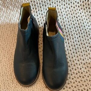 Mini Boden Kids Boots - Dark Blue with Multicolor Stripes